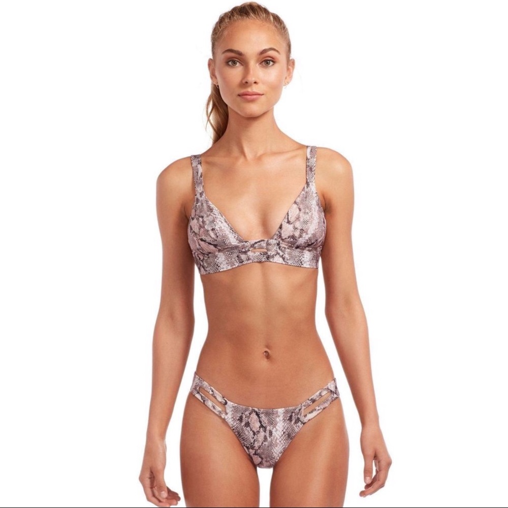 Vitamin A ⚡️ Snakeskin Bikini Set